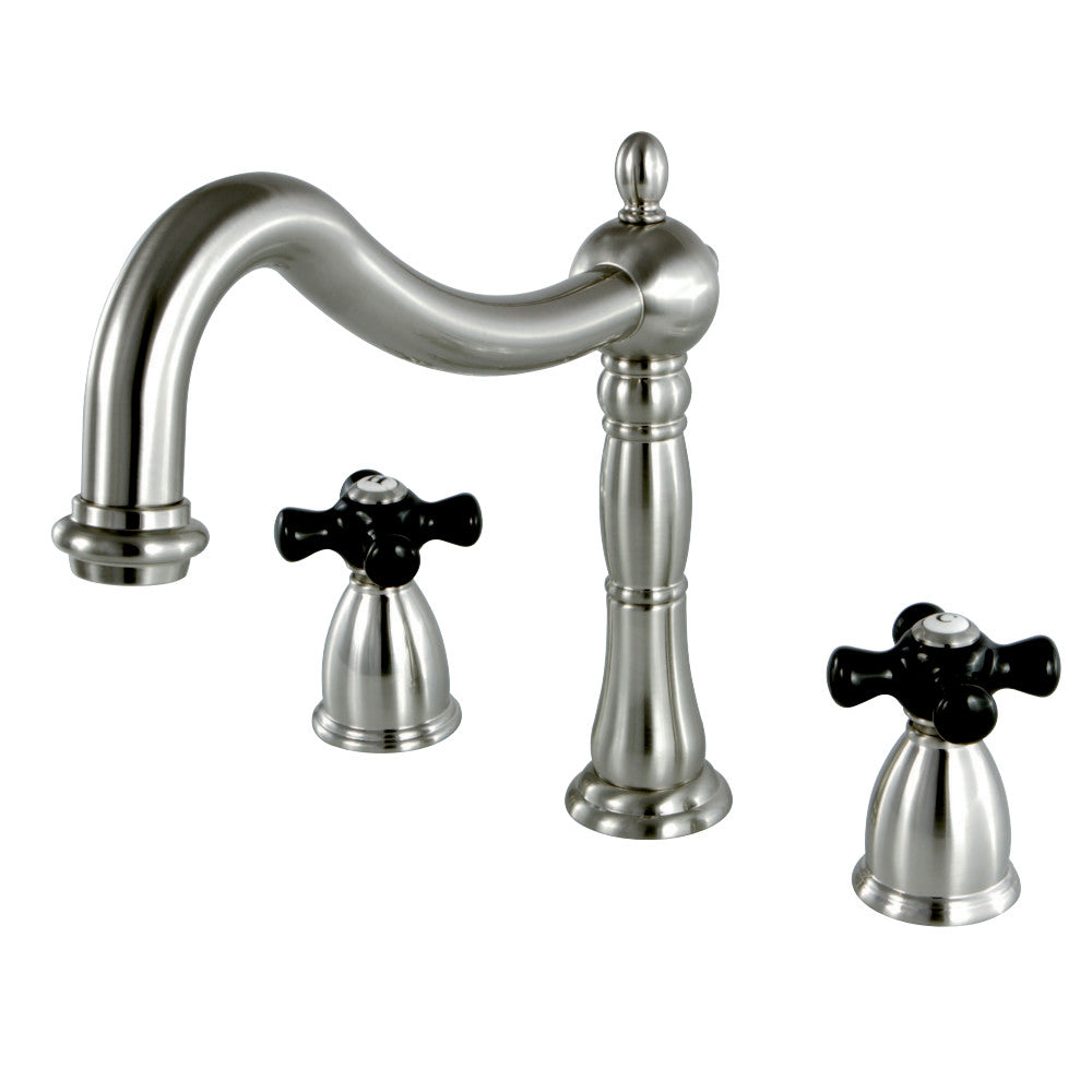 Kingston Brass KS1348PKX Duchess Roman Tub Faucet, Brushed Nickel - BNGBath