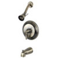 Thumbnail for Kingston Brass KB3633AL Restoration Tub and Shower Faucet, Antique Brass - BNGBath