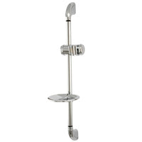 Thumbnail for Kingston Brass KSX2521SG Shower Slide Bar with Soap Dish, Polished Chrome - BNGBath