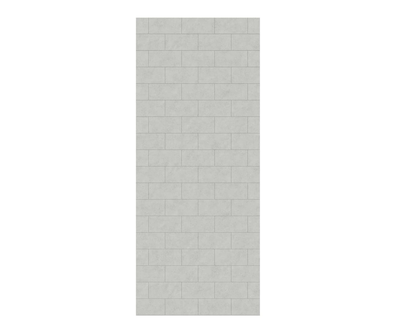 MTMK-7232-1 32 x 72 Swanstone Metro Subway Tile Glue up Bathtub and Shower Single Wall Panel  - BNGBath