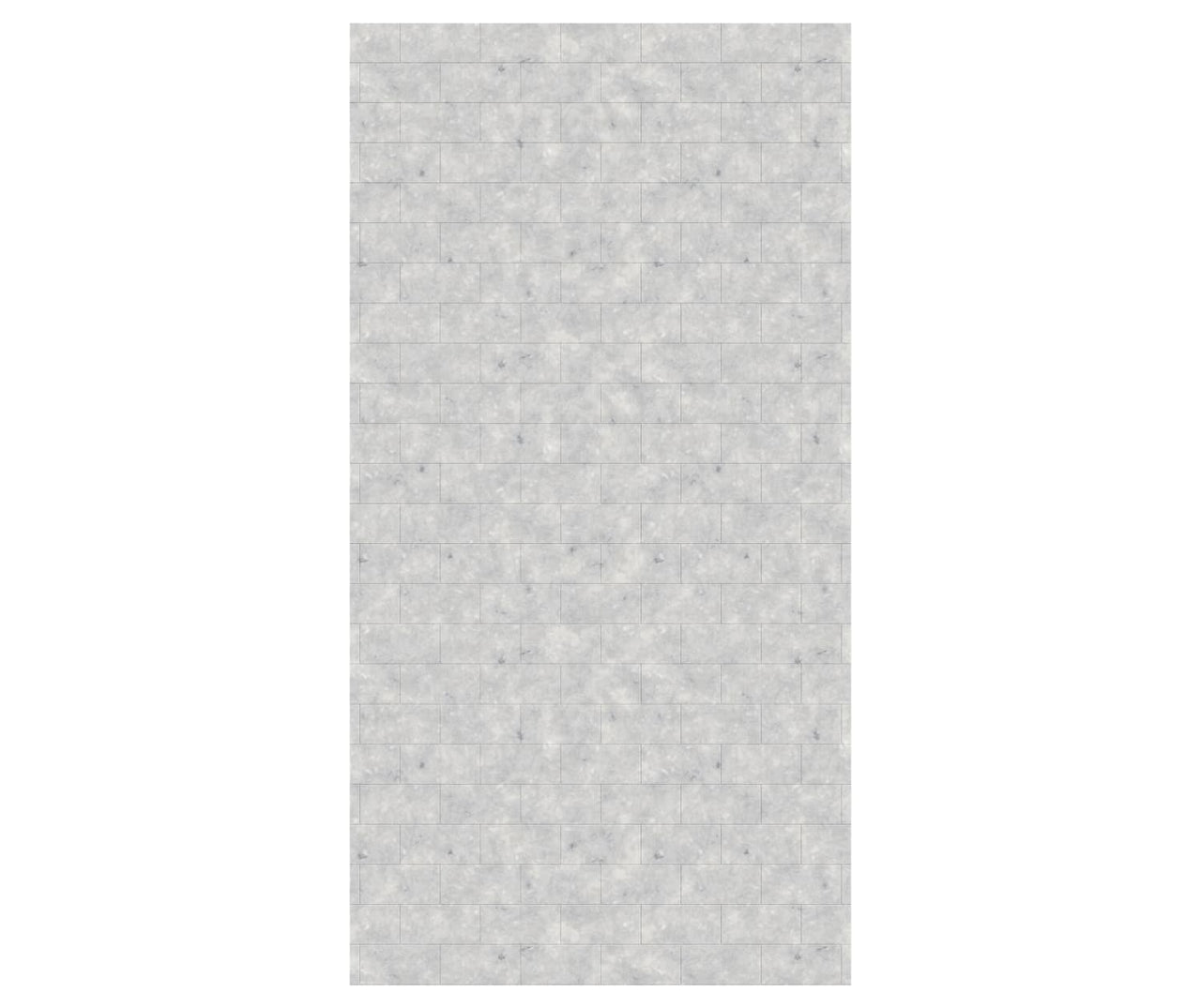 MTMK-9650-1 50 x 96 Swanstone Metro Subway Tile Glue up Bathtub and Shower Single Wall Panel  - BNGBath