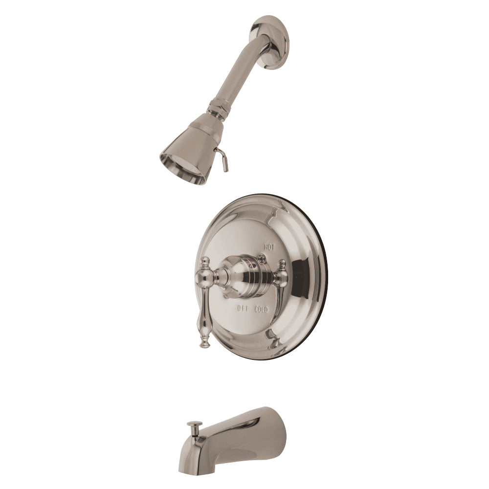 Kingston Brass KB2638NL Tub and Shower Faucet, Brushed Nickel - BNGBath