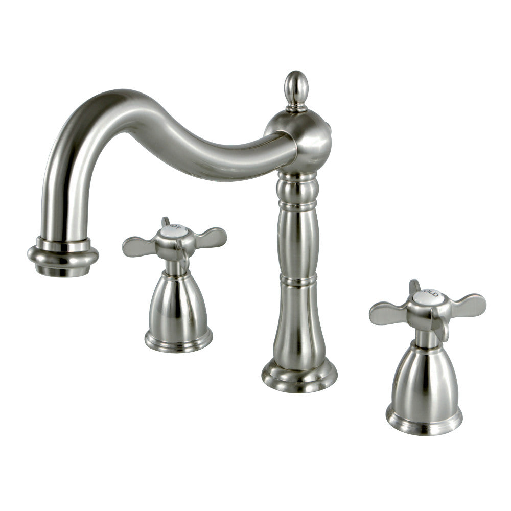 Kingston Brass KS1348BEX Essex Roman Tub Faucet, Brushed Nickel - BNGBath