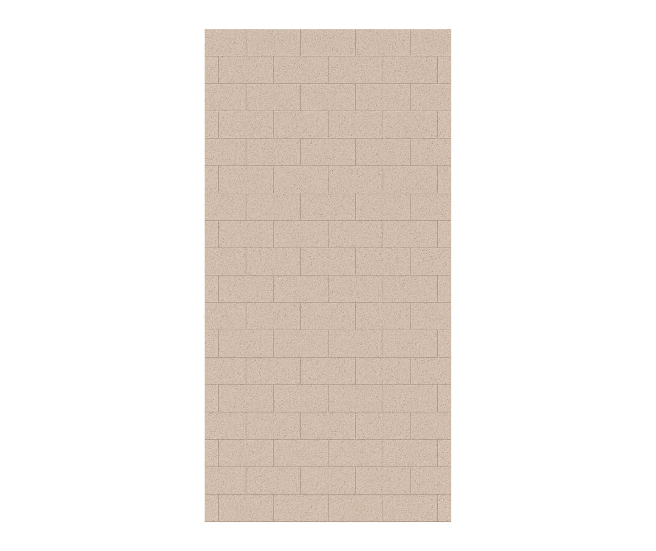 MTMK-7234-1 34 x 72 Swanstone Metro Subway Tile Glue up Bathtub and Shower Single Wall Panel  - BNGBath