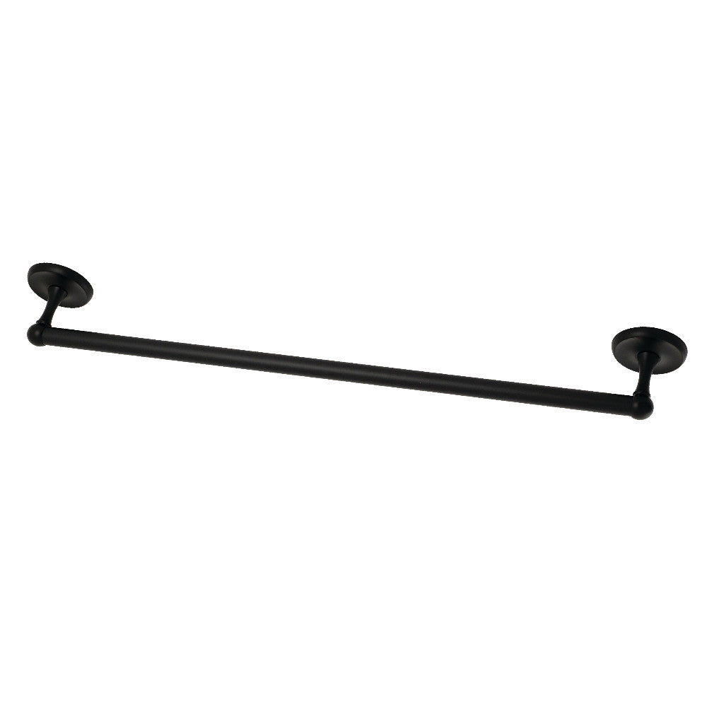 Kingston Brass BA311MB Classic 24-Inch Towel Bar, Matte Black - BNGBath