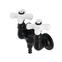 Thumbnail for Aqua Vintage AE39T0 Vintage 3-3/8 Inch Wall Mount Tub Faucet, Matte Black - BNGBath