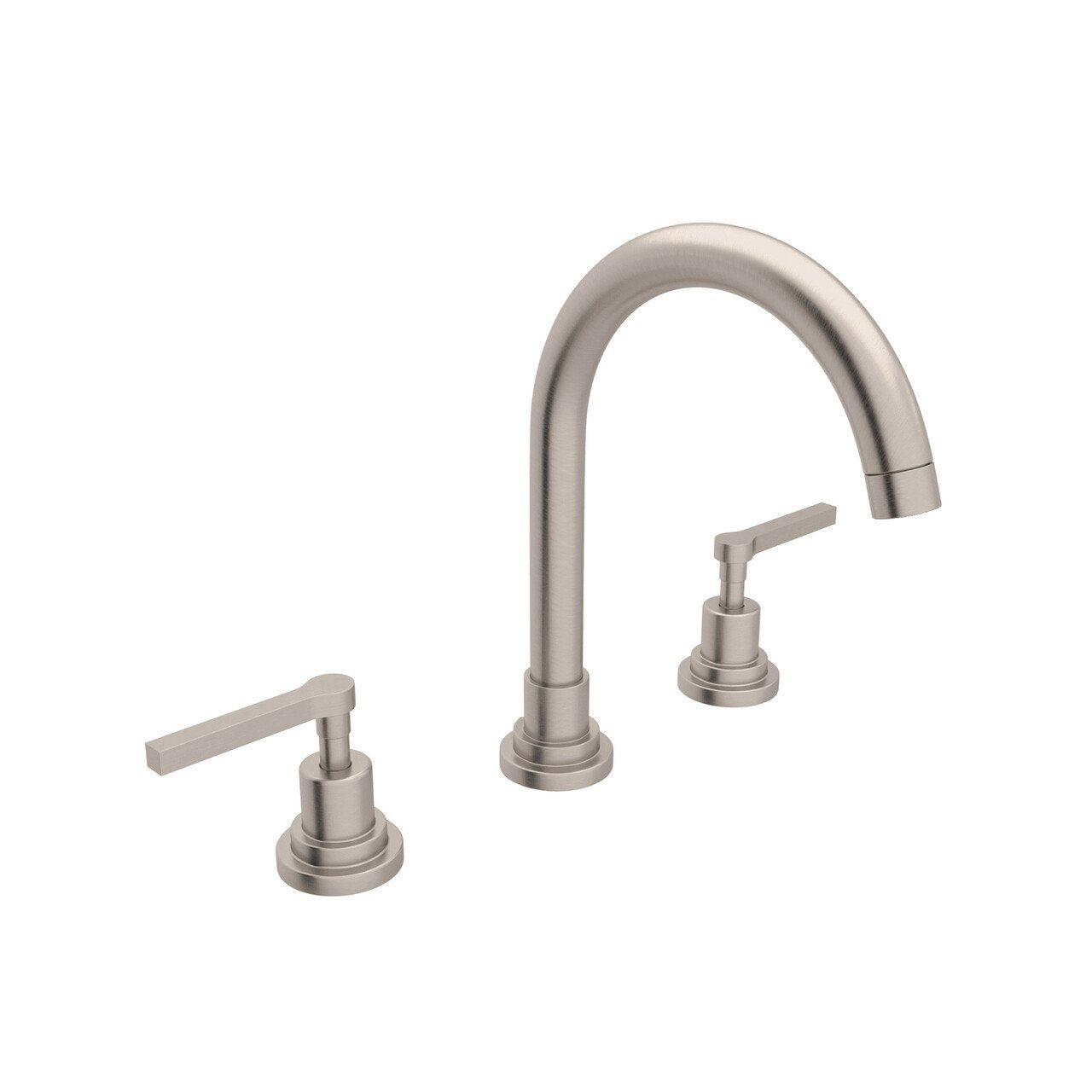 ROHL Lombardia C-Spout Widespread Bathroom Faucet - BNGBath