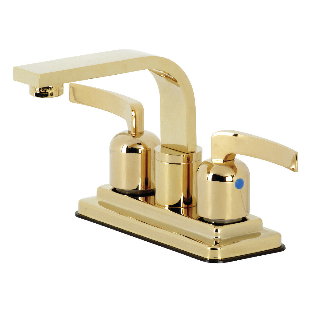 Kingston Brass KB8462EFL Centurion 4-Inch Centerset Bathroom Faucet, Polished Brass - BNGBath