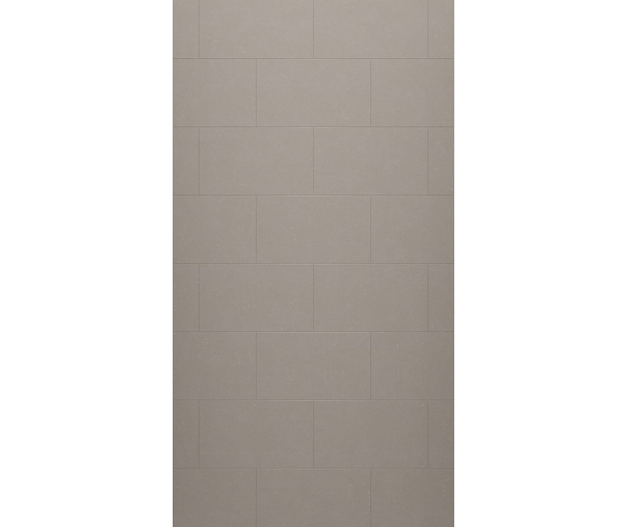 TSMK-9638-1 38 x 96 Swanstone Traditional Subway Tile Glue up Bathtub and Shower Single Wall Panel  - BNGBath