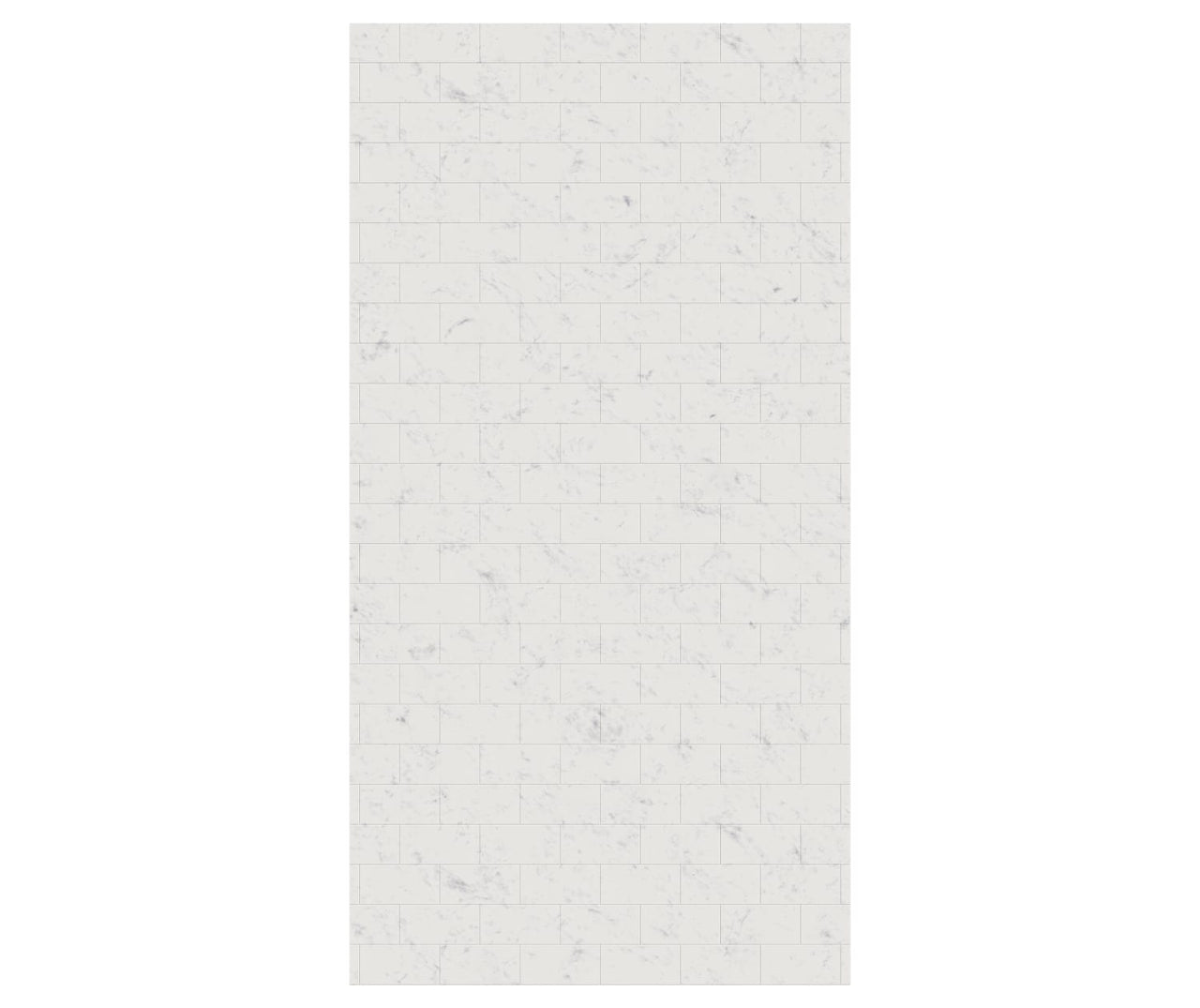 MTMK-9642-1 42 x 96 Swanstone Metro Subway Tile Glue up Bathtub and Shower Single Wall Panel  - BNGBath