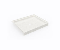 Thumbnail for Swan SS-3442-010 Solid Surface 42-in x 34-in Shower Base - BNGBath