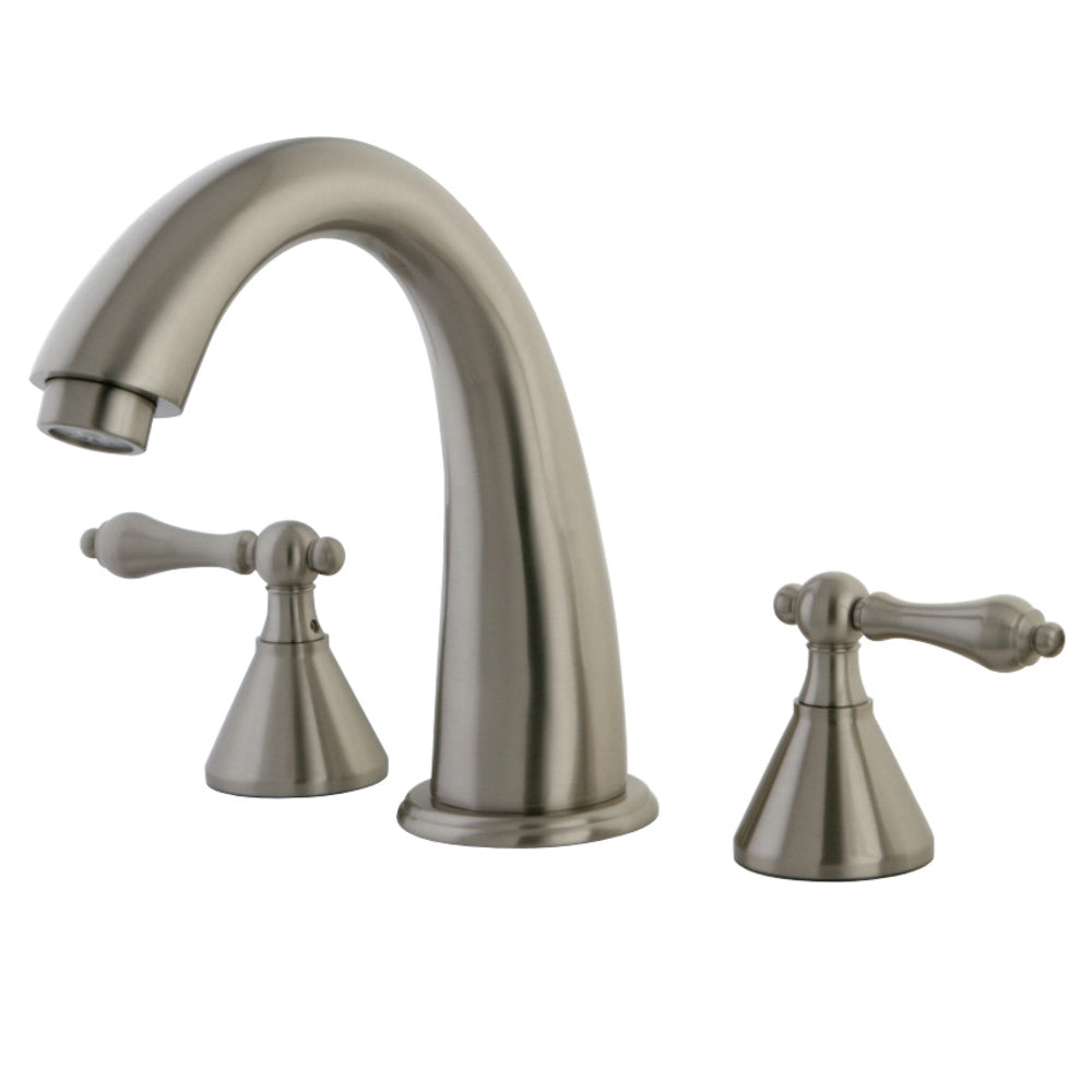 Kingston Brass KS2368AL Naples Roman Tub Faucet, Brushed Nickel - BNGBath