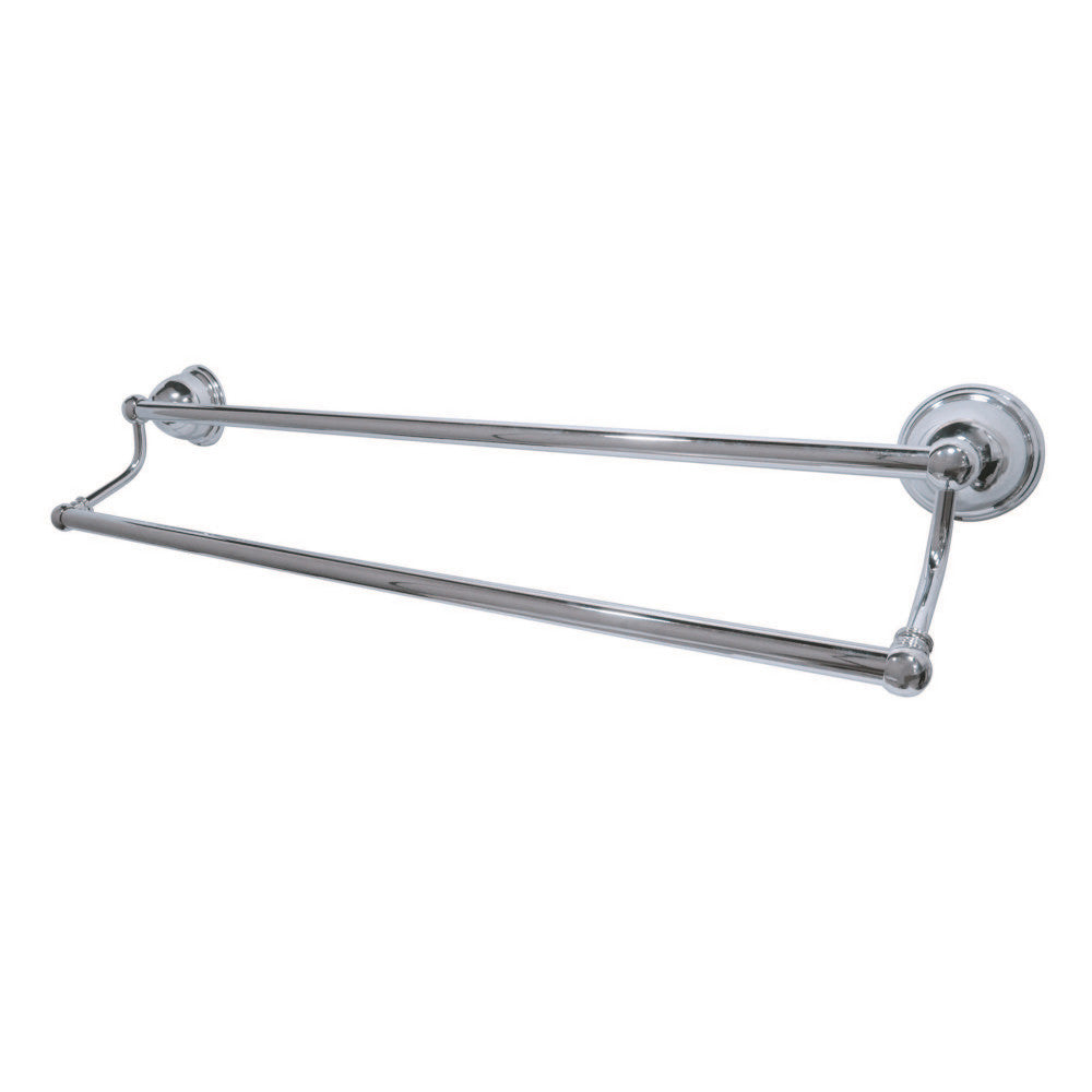 Kingston Brass BA3963C Restoration 24" Dual Towel Bar, Polished Chrome - BNGBath