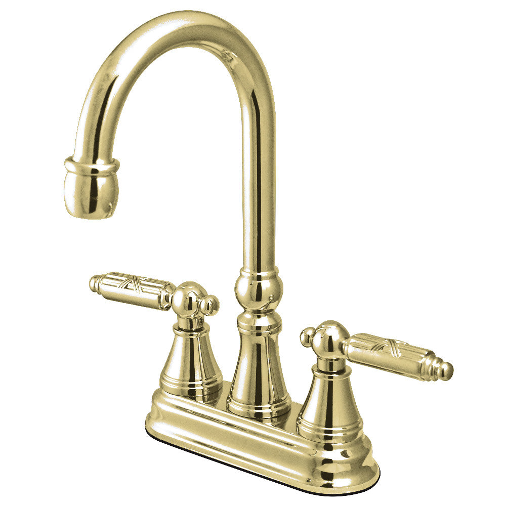 Kingston Brass KS2492GL Bar Faucet, Polished Brass - BNGBath