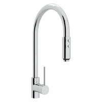 Thumbnail for ROHL Pirellone Side Lever Pulldown High Spout Kitchen Faucet - BNGBath