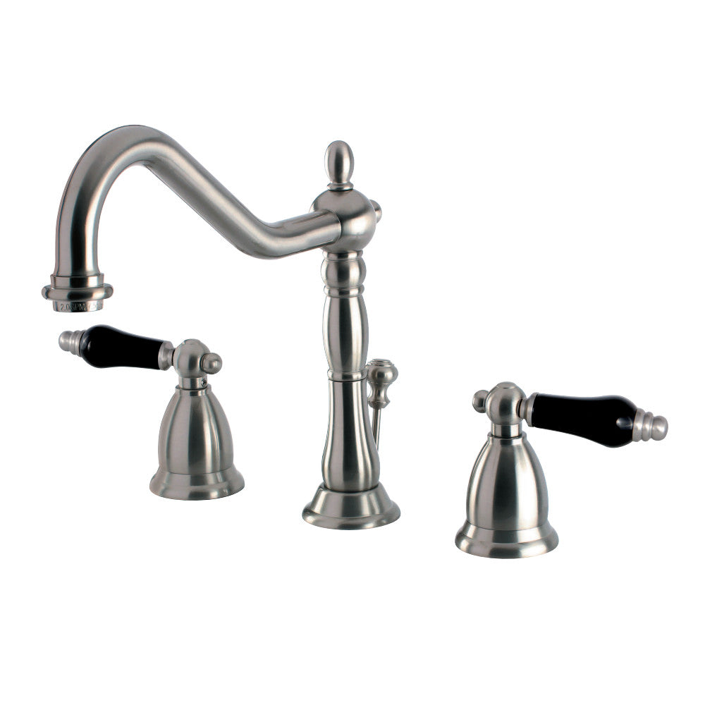 Kingston Brass KS1998PKL 8 in. Widespread Bathroom Faucet, Brushed Nickel - BNGBath