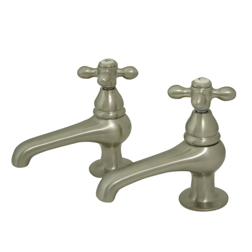 Kingston Brass KS3208AX Restoration Basin Tap Faucet, Brushed Nickel - BNGBath