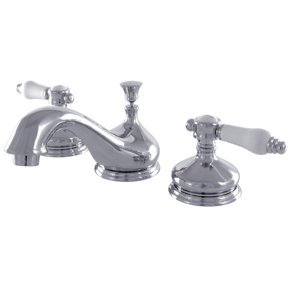 Kingston Brass KS1161BPL 8 in. Widespread Bathroom Faucet, Polished Chrome - BNGBath