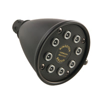 Thumbnail for Kingston Brass K139A0MB Victorian Adjustable Jet Spray Shower Head, Matte Black - BNGBath