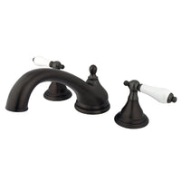 Thumbnail for Kingston Brass KS5535PL Vintage Roman Tub Faucet, Oil Rubbed Bronze - BNGBath