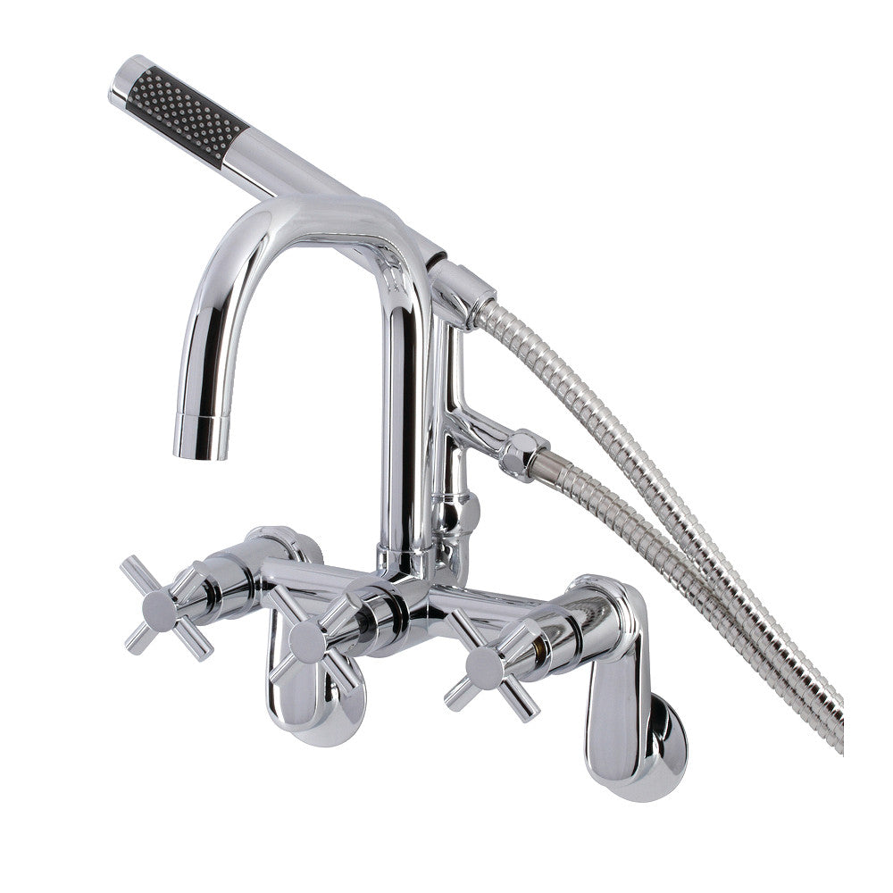 Aqua Vintage AE8451DX Concord Wall Mount Clawfoot Tub Faucet, Polished Chrome - BNGBath