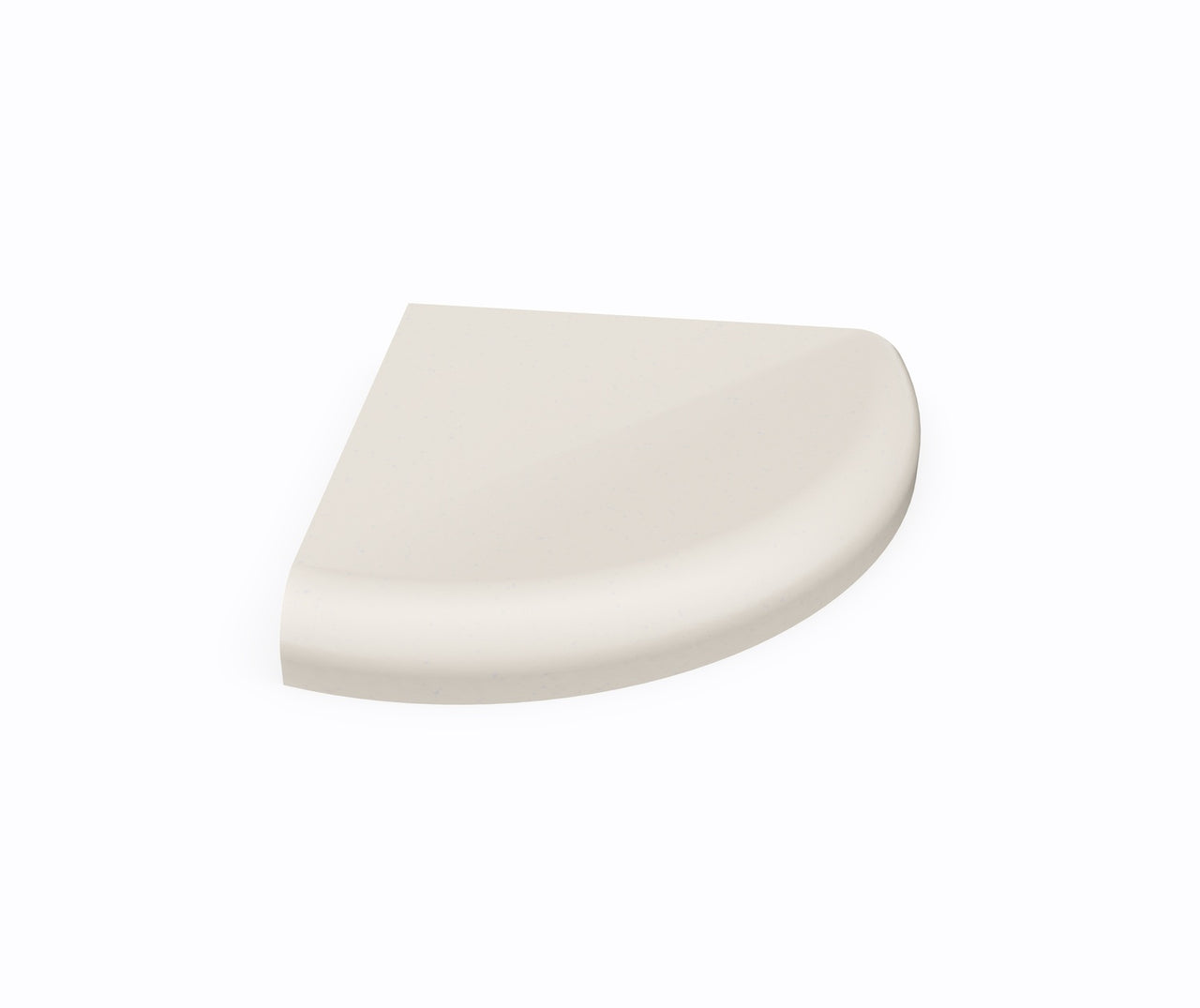 Solid Surface Soap Dish 4.75-In D X 4.75-In W X 1-In H  - BNGBath