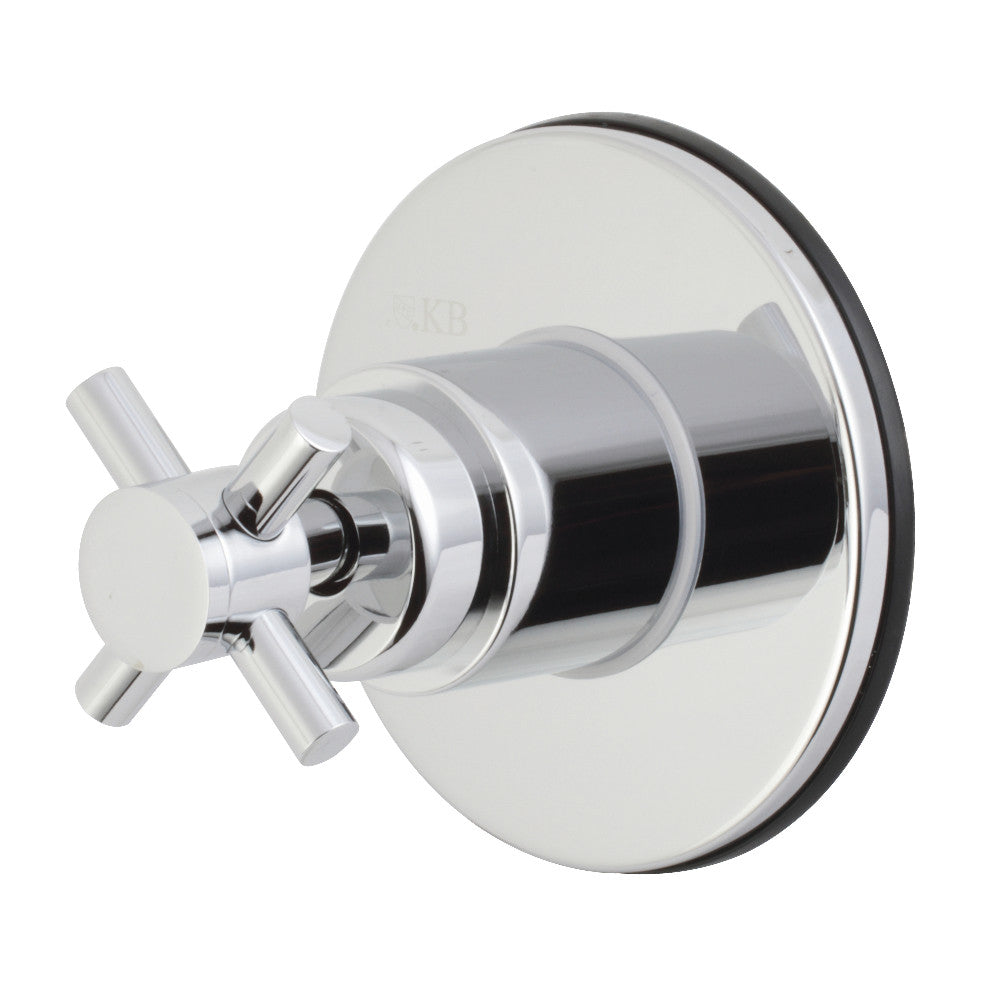 Kingston Brass KS3031DX Concord 3-Way Diverter Valve with Trim Kit, Polished Chrome - BNGBath