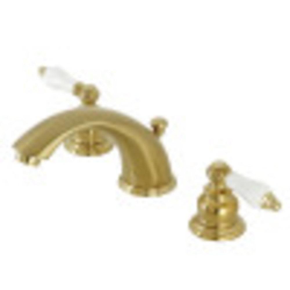 Kingston Brass KB967PLSB Magellan Widespread Bathroom Faucet, Brushed Brass - BNGBath