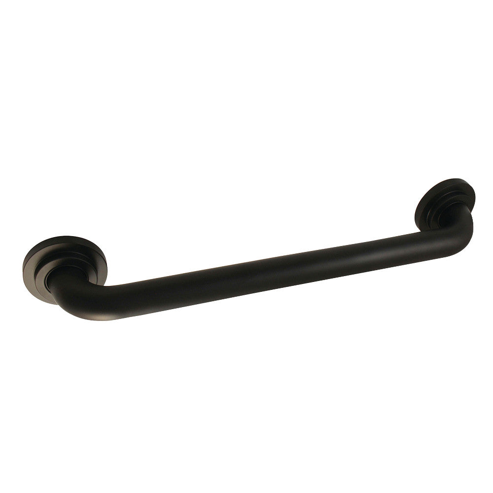 Kingston Brass DR414160 Manhattan 16-Inch Decorative 1-1/4-Inch OD Grab Bar, Matte Black - BNGBath