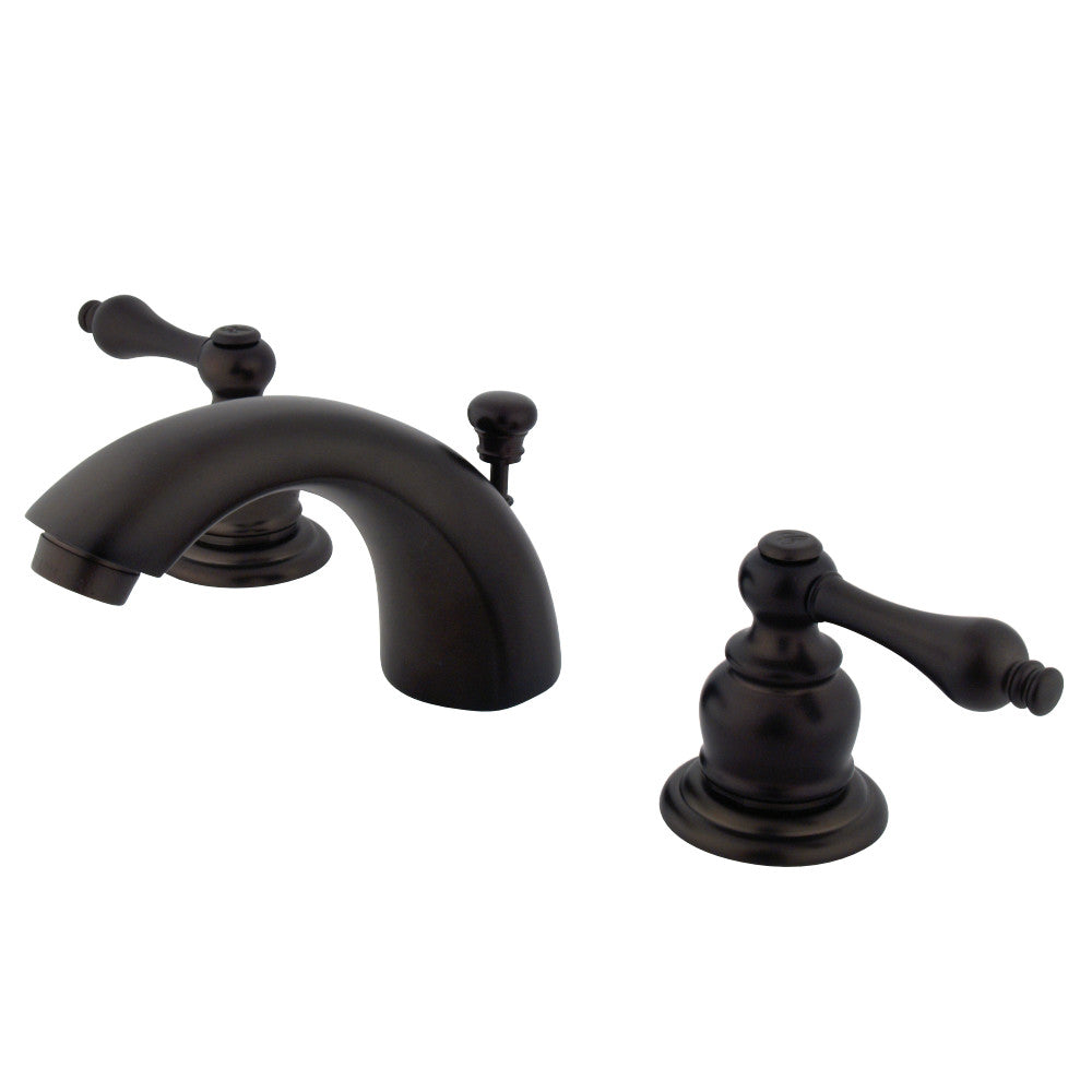 Kingston Brass GKB945AL Mini-Widespread Bathroom Faucet, Oil Rubbed Bronze - BNGBath