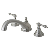 Thumbnail for Kingston Brass KS5538TL Vintage Roman Tub Faucet, Brushed Nickel - BNGBath