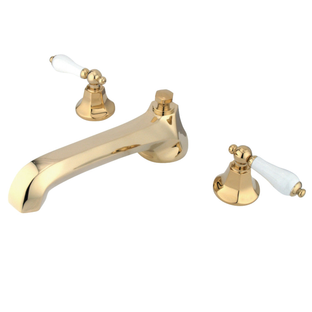 Kingston Brass KS4302PL Metropolitan Roman Tub Faucet, Polished Brass - BNGBath