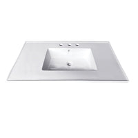 Thumbnail for Continental 31 x 22 Ceramic Vanity Top w/ 3 hole & Integrated Basin - BNGBath