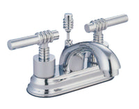 Thumbnail for Kingston Brass KS2601ML 4 in. Centerset Bathroom Faucet, Polished Chrome - BNGBath