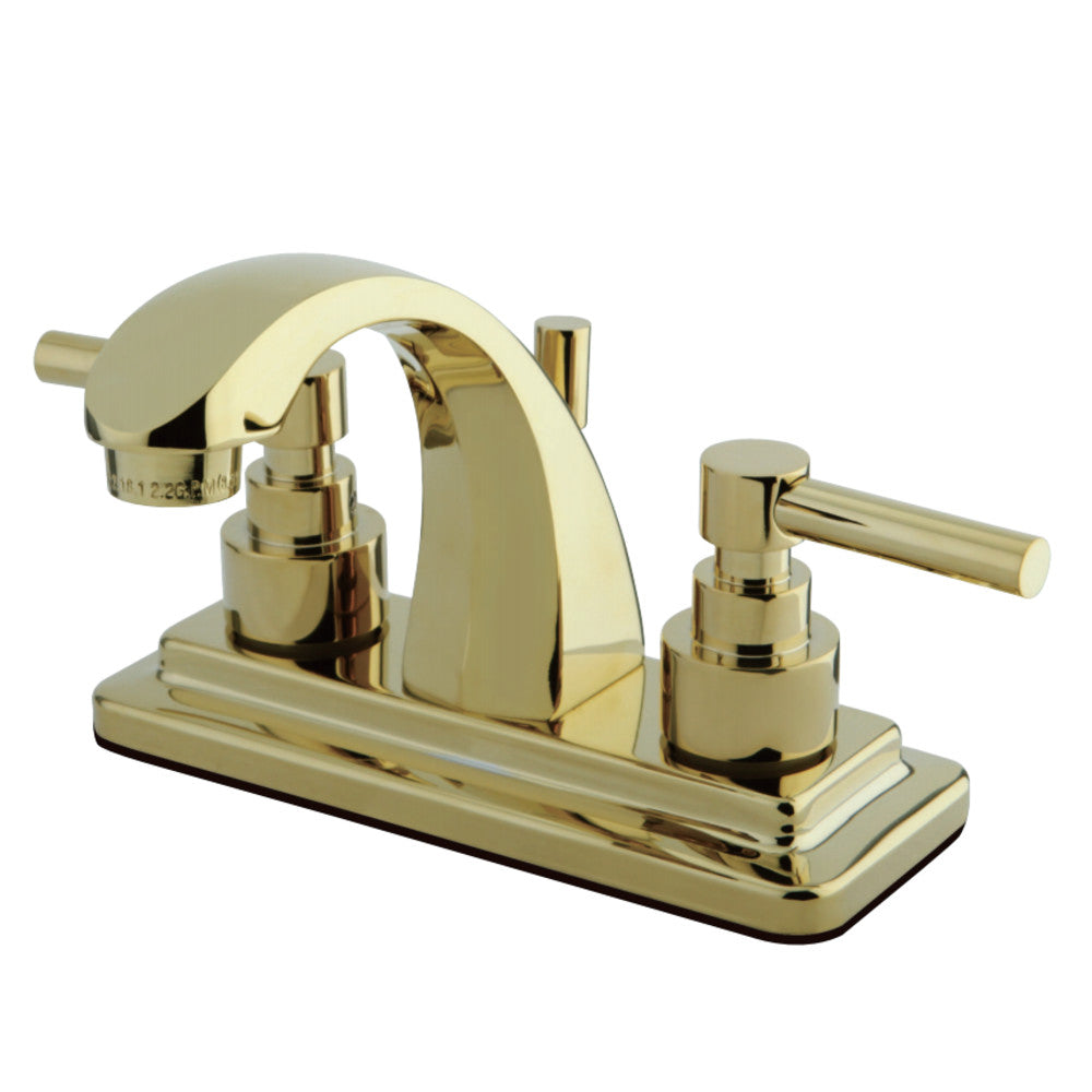 Kingston Brass KS4642EL 4 in. Centerset Bathroom Faucet, Polished Brass - BNGBath