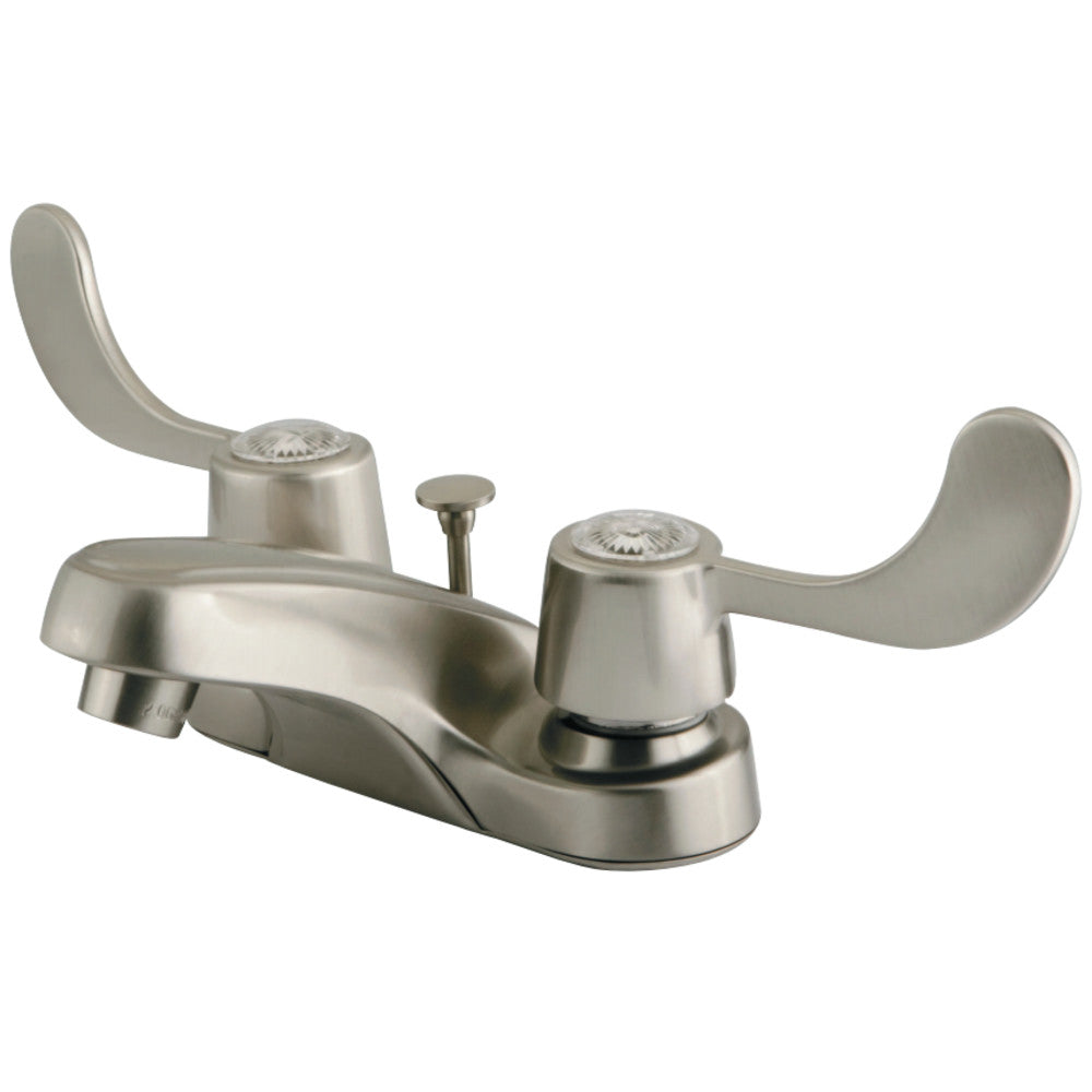 Kingston Brass GKB188B 4 in. Centerset Bathroom Faucet, Brushed Nickel - BNGBath