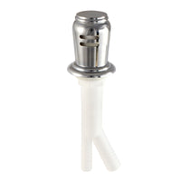 Thumbnail for Kingston Brass KA831C Trimscape Dishwasher Air Gap, Polished Chrome - BNGBath