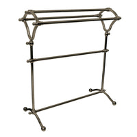 Thumbnail for Kingston Brass SCC2288 Pedestal Y-Type Towel Rack, Brushed Nickel - BNGBath