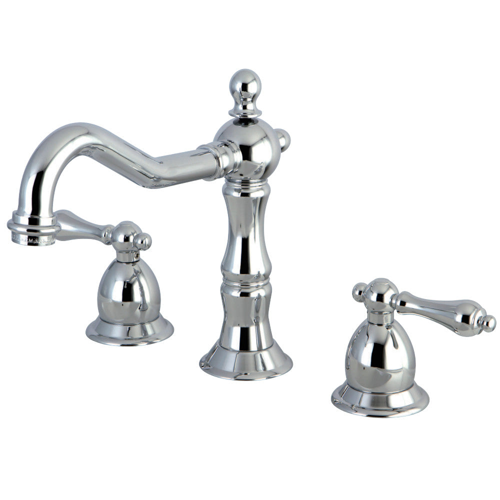 Kingston Brass KS1971AL 8 in. Widespread Bathroom Faucet, Polished Chrome - BNGBath