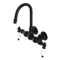 Thumbnail for Aqua Vintage AE3T0 Vintage 3-3/8 Inch Wall Mount Tub Faucet, Matte Black - BNGBath