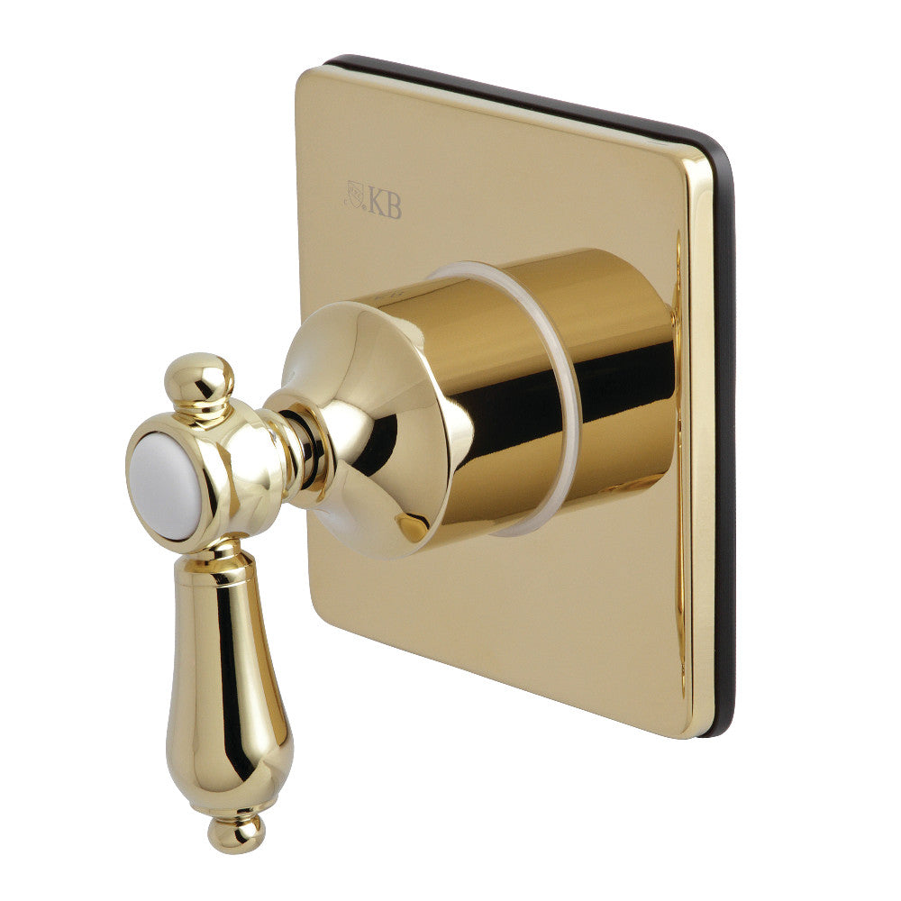 Kingston Brass KS3042BAL Heirloom 3-Way Diverter Valve with Trim Kit, Polished Brass - BNGBath