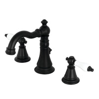 Thumbnail for Fauceture FSC1970PL English Classic Widespread Bathroom Faucet, Matte Black - BNGBath