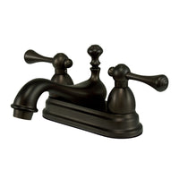 Thumbnail for Kingston Brass KS3605BL 4 in. Centerset Bathroom Faucet, Oil Rubbed Bronze - BNGBath