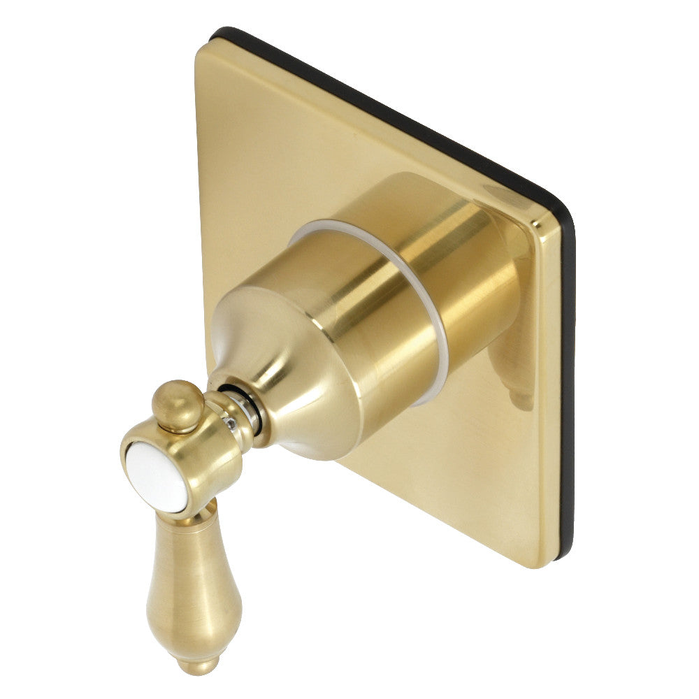 Kingston Brass KS3047BAL Heirloom 3-Way Diverter Valve with Trim Kit, Brushed Brass - BNGBath