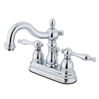 Thumbnail for Kingston Brass KB1601NL 4 in. Centerset Bathroom Faucet, Polished Chrome - BNGBath