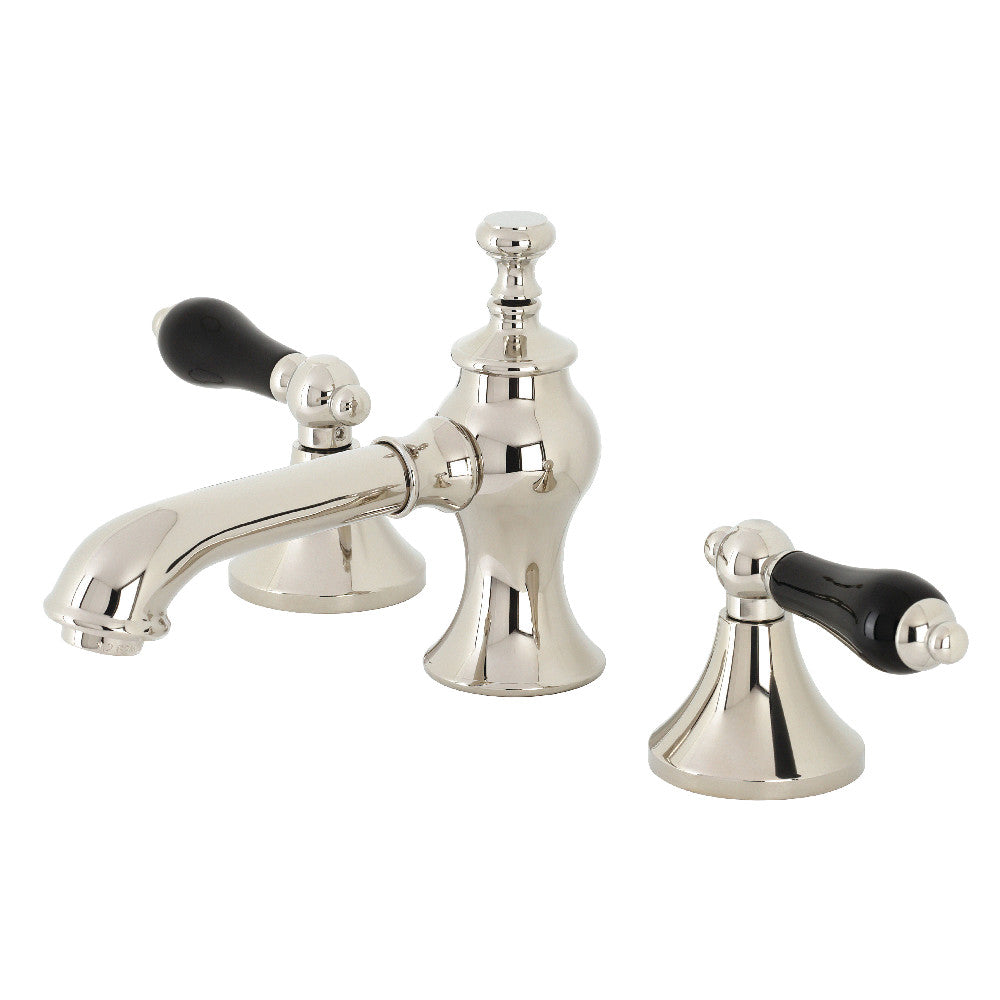 Kingston Brass KC7066PKL Duchess Widespread Bathroom Faucet with Brass Pop-Up, Polished Nickel - BNGBath