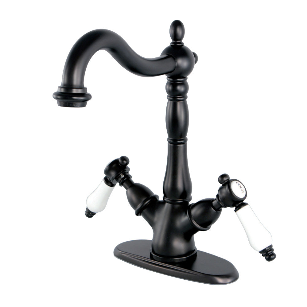 Kingston Brass KS1495BPL Vessel Sink Faucet, Oil Rubbed Bronze - BNGBath