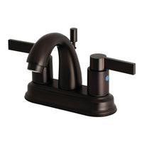 Thumbnail for Kingston Brass FB5615NDL 4 in. Centerset Bathroom Faucet, Oil Rubbed Bronze - BNGBath