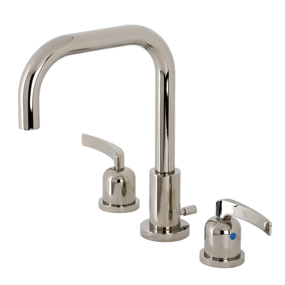 Kingston Brass FSC8939EFL Centurion Widespread Bathroom Faucet with Brass Pop-Up, Polished Nickel - BNGBath