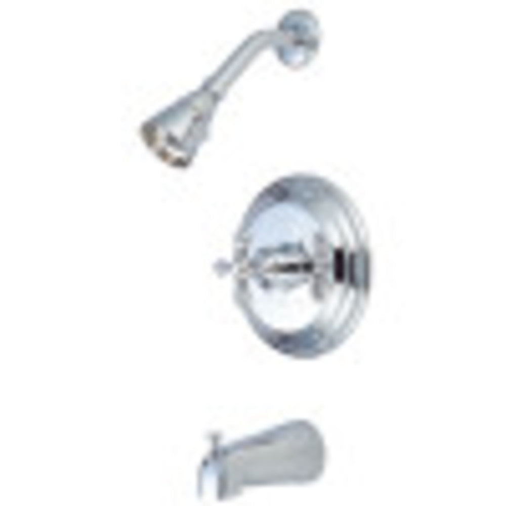 Kingston Brass KB3631AX Restoration Tub & Shower Faucet, Polished Chrome - BNGBath